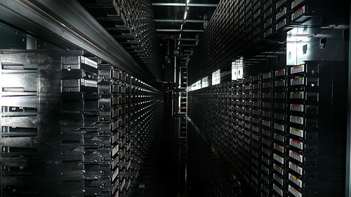 Tape Library of CERN, Geneva © gruntzooki with CCLicense
