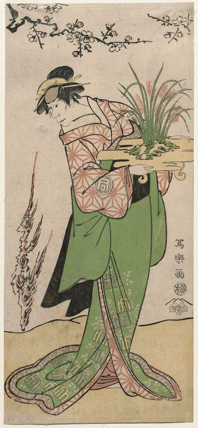 Tōshūsai Sharaku, portrait of Sanokawa Ichimatsu III as Ihohata" , 1794. Public Domain Image.