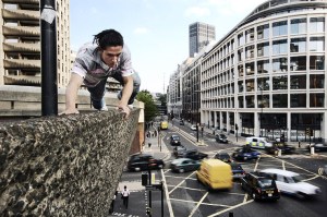 Daniel Ilabaca does a cat balance. image © Jon Lucas with CCLicense