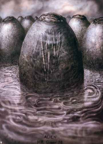 Alien egg, H.R. Giger image © dream side with CCLicense