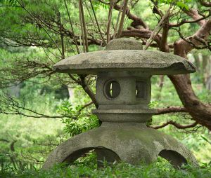 Tōrō at Shukkei-en Garden, Hiroshima Public Domain Image