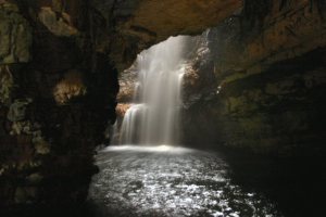Smoo Cave Waterfall, Scotland © Bob Jones with CCLicense 