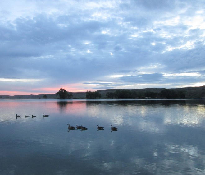 Cloudy Dawn over Lake Scott, #1