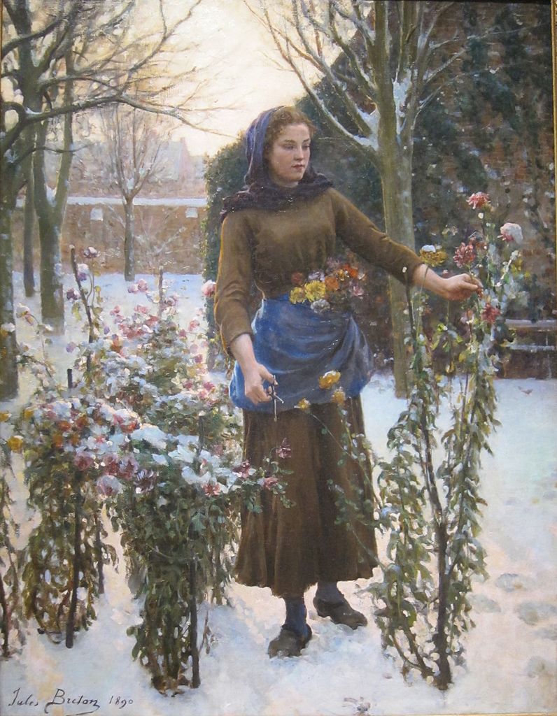 Breton, Last Flowers, 1890