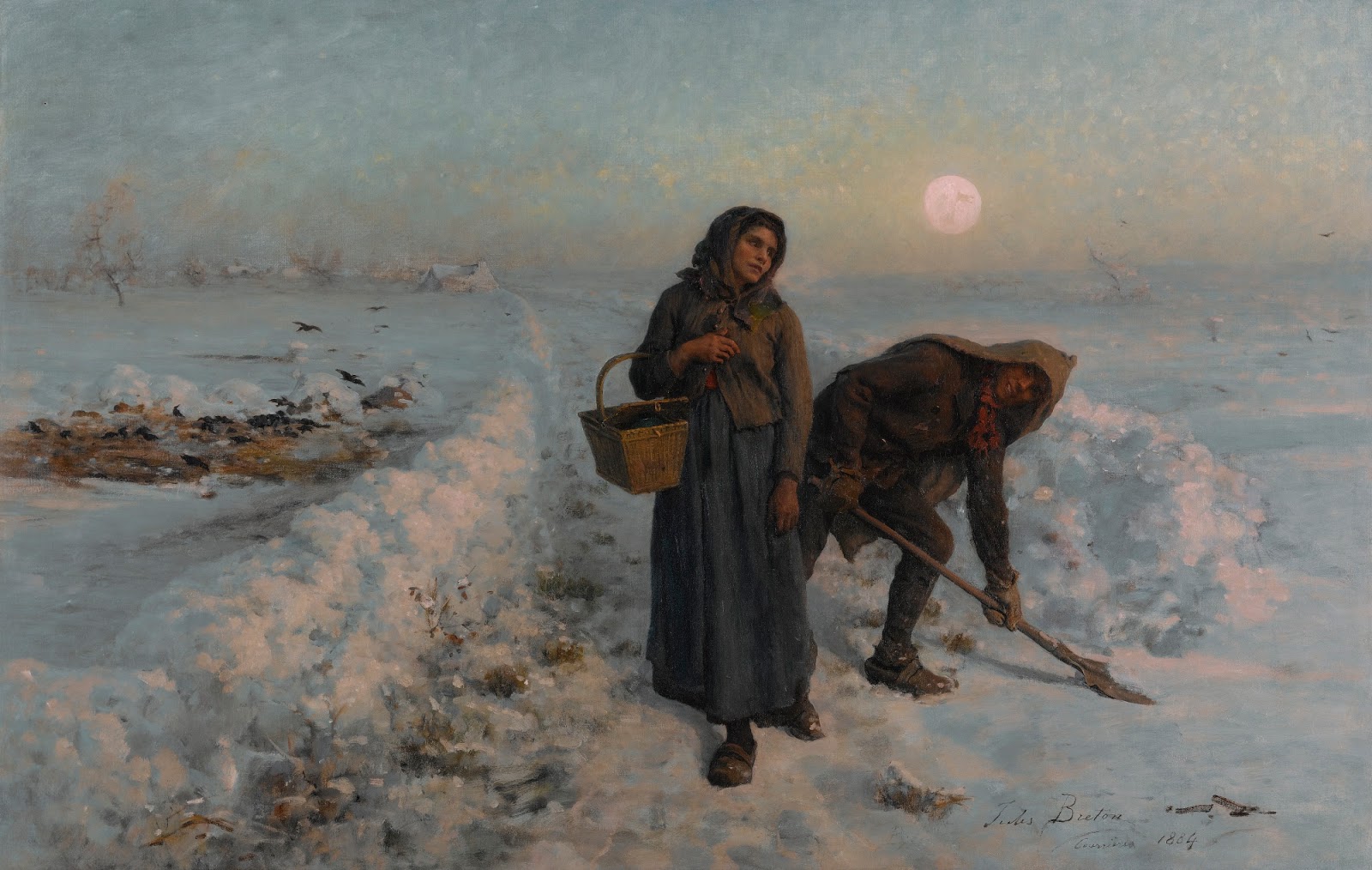 Breton, Sur la Route en Hiver
