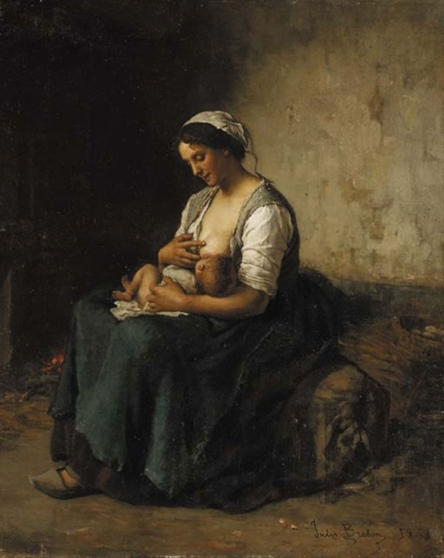 bretonmotherfeedingbaby