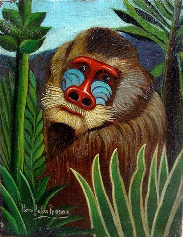 Rousseau, Mandrill in the Jungle, 1909